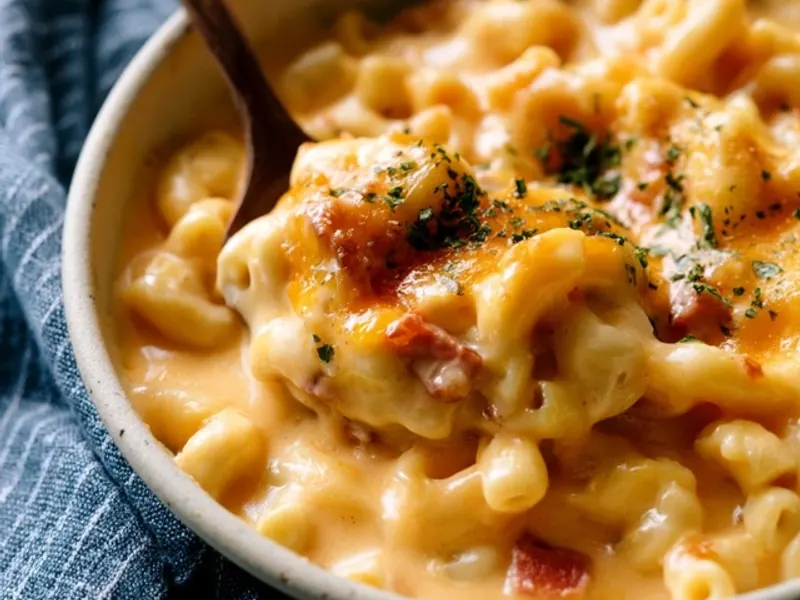 Hidden Veggie Mac and Cheese for Camping