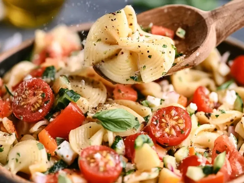 School Lunch Pasta Salad That Survives the Backpack